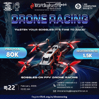 FPV Drone Racing 2025 Technical Event Poster